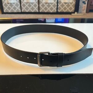 Men's Black Leather Belt